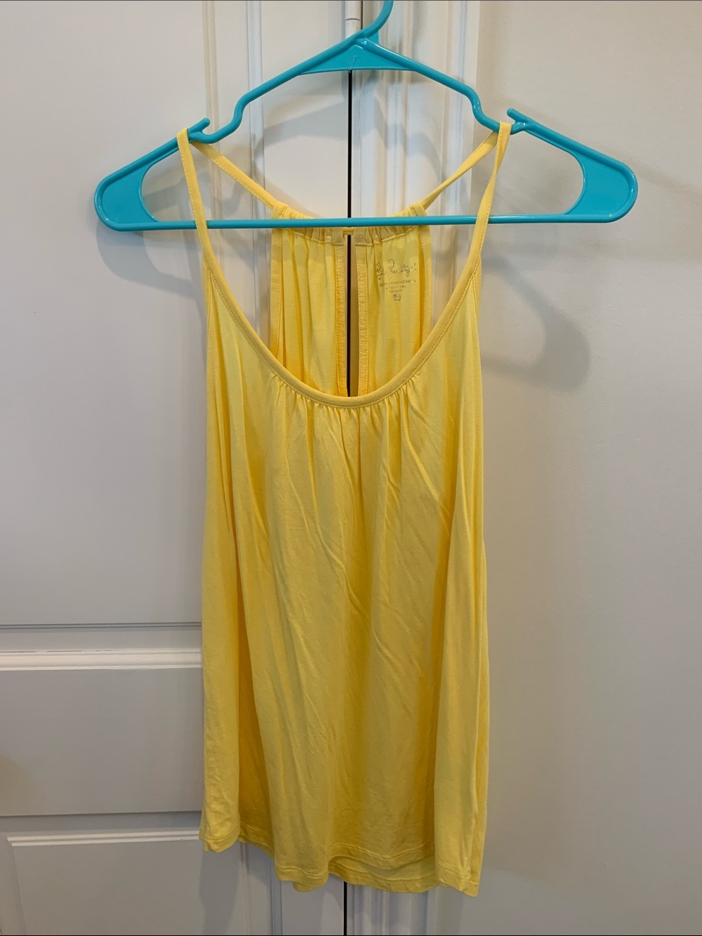 Lilly Pulitzer Yellow Spaghetti Strap Camisole Tank Top in XS - Picture 1 of 5